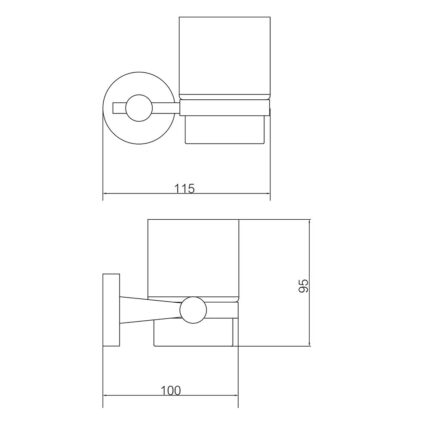 Kệ bàn chải đánh răng D&K DK802502 (1)