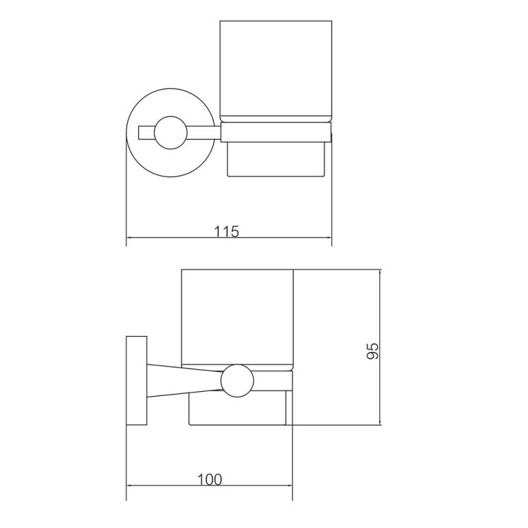 Kệ bàn chải đánh răng D&K DK802502 (1)