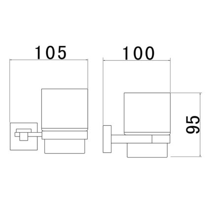 Kệ bàn chải đánh răng D&K DK803502