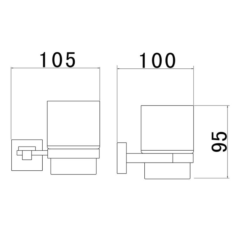 Kệ bàn chải đánh răng D&K DK803502