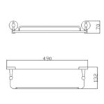 Kệ kính D&K DK802509