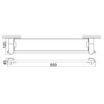 Kệ kính D&K DK8062101C