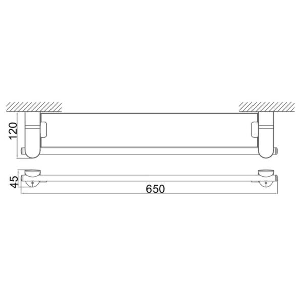 Kệ kính D&K DK8062101C