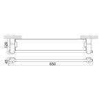 Kệ kính D&K DK8062101D