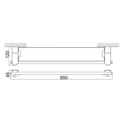 Kệ kính D&K DK8062101D