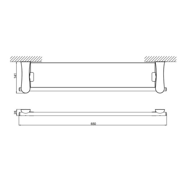 Kệ kính D&K DK8082101C