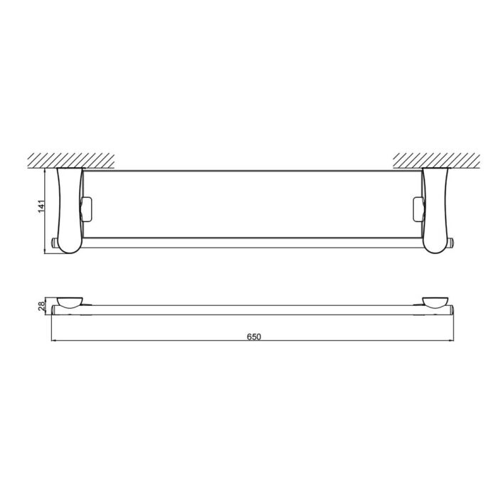 Kệ kính D&K DK8082101C