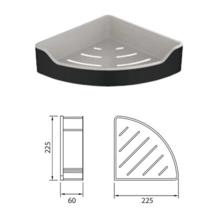 Kệ nhà tắm HUGE H-B191CB góc