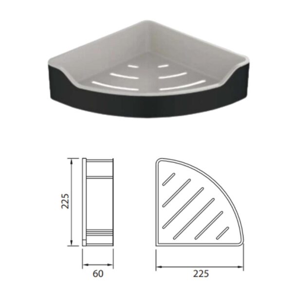 Kệ nhà tắm HUGE H-B191CB góc