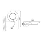 Kệ xà phòng D&K DK801006C