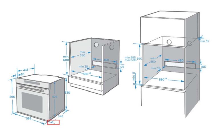Lò nướng CHEFS EH-BO600E âm tủ (1)