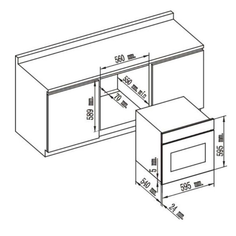 Lò nướng FANDI FD-BOV68 âm tủ