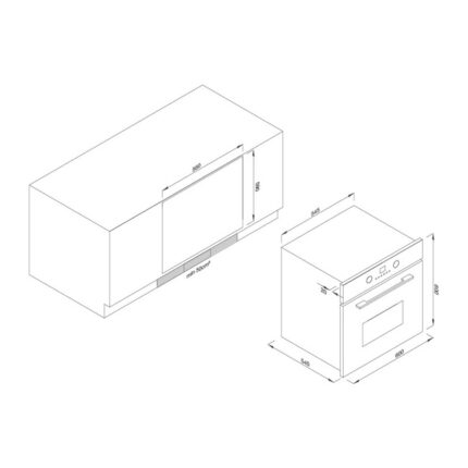Lò nướng MALLOCA EB-56ERCDG-8BC40 âm tủ (1)