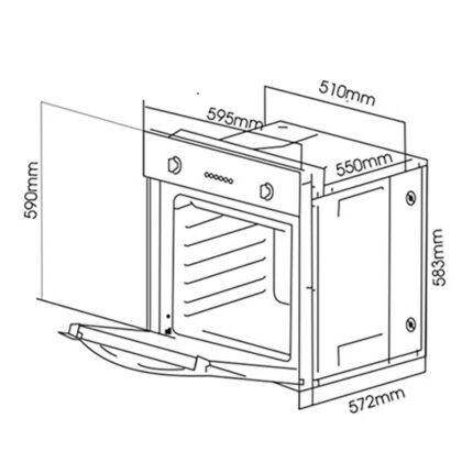 Lò nướng SEVILLA SV-660 âm tủ (1)