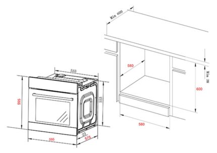 Lò nướng SPELIER SPB 73 EU âm tủ (1)