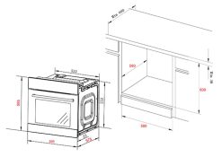 Lò nướng SPELIER SPB 80 PYR BLACK âm tủ (1)