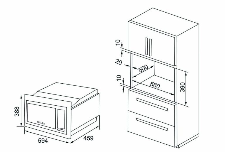 Lò vi sóng SPELIER SP 8206EU âm tủ (1)