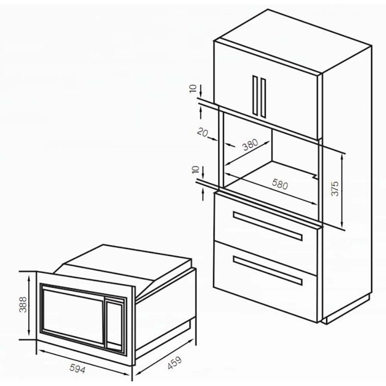 Lò vi sóng có nướng FANDI FD-BMW27 âm tủ (2)