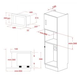 Lò vi sóng có nướng TEKA ML 8200 BIS BK âm tủ (1)
