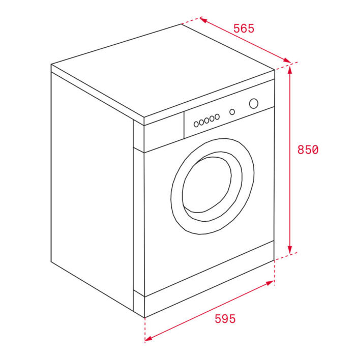 Máy giặt kết hợp sấy TEKA TKD 1510 WD EU 1