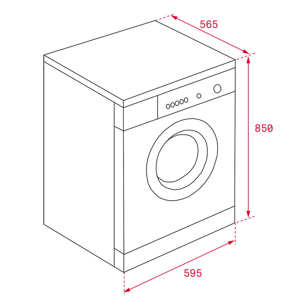 Máy giặt kết hợp sấy TEKA TKD 1510 WD EU 1
