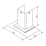 Máy hút mùi BAUER BC 70BSB 70cm kính cong (2)