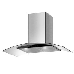 Máy hút mùi BAUER BC90EC 90 kính cong