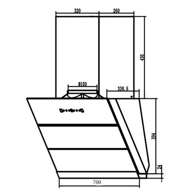 Máy hút mùi CANZY CZ SB07 70cm kính vát