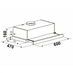 Máy hút mùi FEUER KB60 60cm âm tủ (2)
