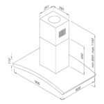 Máy hút mùi MALLOCA DUNE-I90S 90cm độc lập chữ t (1)