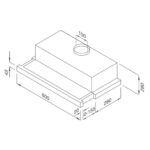 Máy hút mùi MALLOCA H204.6 60cm âm tủ (1)