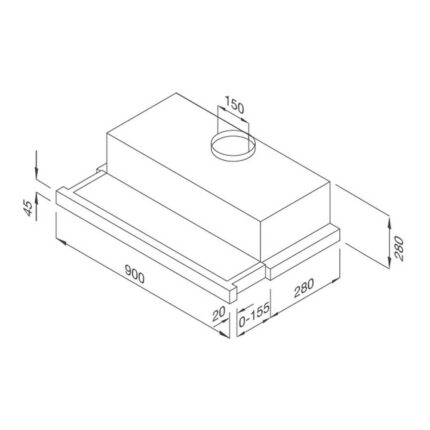 Máy hút mùi MALLOCA H204.9 90cm âm tủ (1)