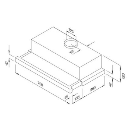 Máy hút mùi MALLOCA H205.7-WG 70cm âm tủ (6)