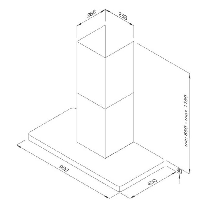 Máy hút mùi MALLOCA K900A 90cm chữ t (1)