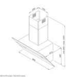 Máy hút mùi MALLOCA KITE WHITE-K200W 80cm kính vát (1)