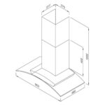 Máy hút mùi MALLOCA MC 9078-900 90cm kính cong (1)