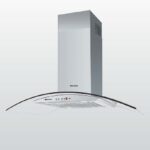 Máy hút mùi MALLOCA MC 9081 ISLAND NEW 90cm kính cong