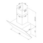 Máy hút mùi MALLOCA MC 9086HS 90cm kính vát (1)