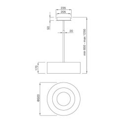 Máy hút mùi MALLOCA MOON-I230F 50cm độc lập (1)
