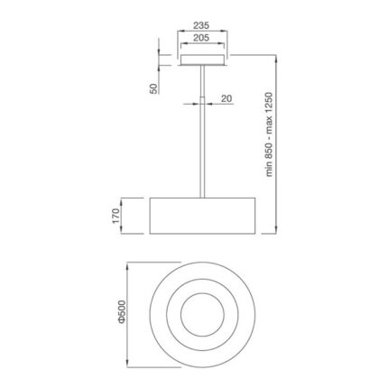 Máy hút mùi MALLOCA MOON-I230F 50cm độc lập (1)