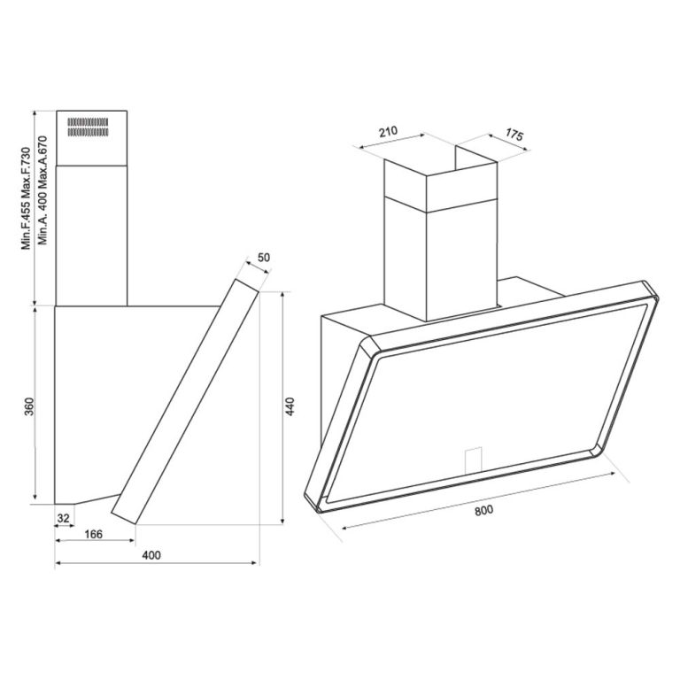 Máy hút mùi MALLOCA TIME K-153MB 80cm kính vát (1)
