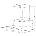 Máy hút mùi SEVILLA SV-3388A1 70cm kính cong (2)