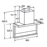 Máy hút mùi SEVILLA SV-BK99 90cm kính vát (1)