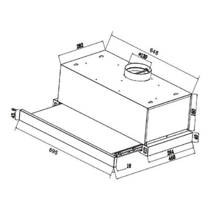 Máy hút mùi SEVILLA SV-S600 SV-S700 60cm 70cm âm tủ (2)
