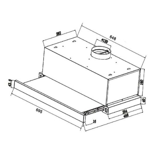 Máy hút mùi SEVILLA SV-S600 SV-S700 60cm 70cm âm tủ (2)