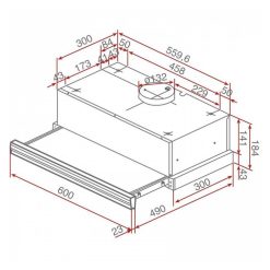 Máy hút mùi TEKA CNL 6400 BLACK âm tủ (1)