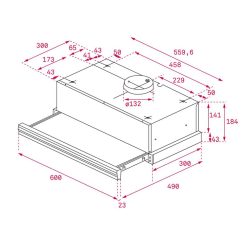 Máy hút mùi TEKA CNL 6415 âm tủ
