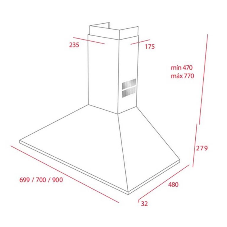 Máy hút mùi TEKA DBB 60 chữ t