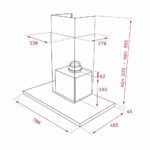 Máy hút mùi TEKA DPL 786 T chữ t