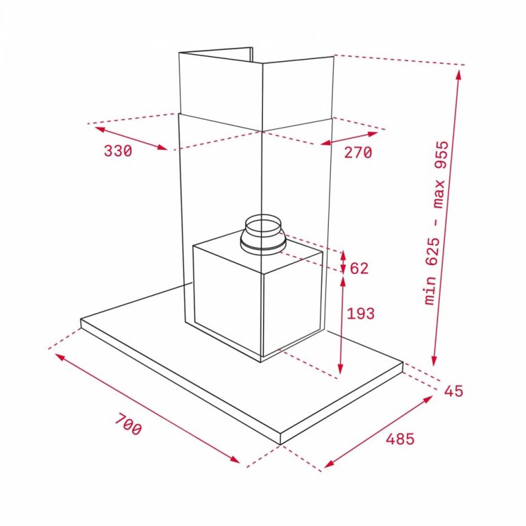 Máy hút mùi TEKA DPL 786 T chữ t